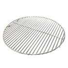 ISO9001 Round Shaped 6mm Flat Industrial Charcoal BBQ Grill