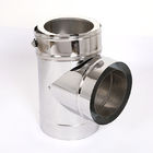 Spigot Locking Double Wall Stainless Steel Chimney Pipe CE Certificate Galvanized