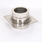 Flue Adapter 6 Inch Stainless Steel Double Wall Stove Pipe SUS304 SUS316 Material